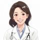 奶水漫画专家顾问陈雅婷儿科医生头像，白大褂专业形象，温和笑容